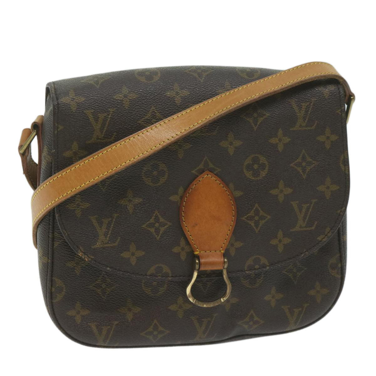 LOUIS VUITTON Monogram Saint Cloud GM Shoulder Bag M51242 LV Auth yk10250