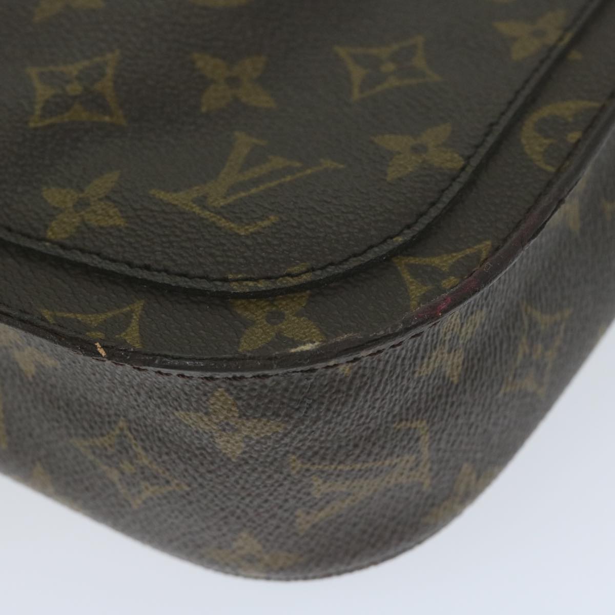 LOUIS VUITTON Monogram Saint Cloud GM Shoulder Bag M51242 LV Auth yk10250