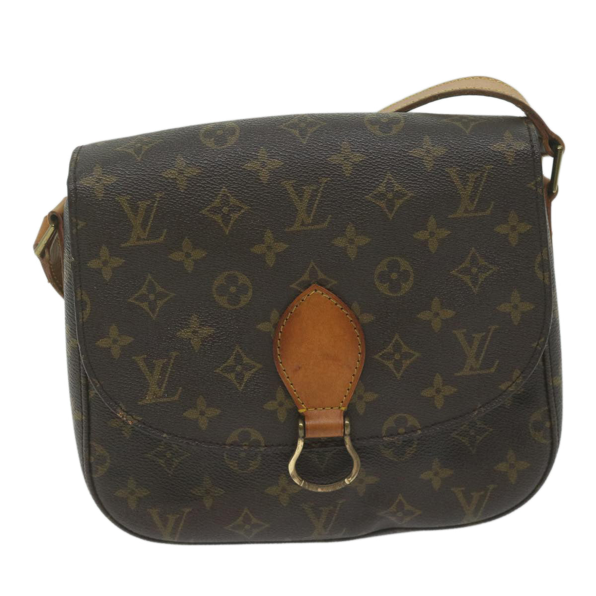 LOUIS VUITTON Monogram Saint Cloud GM Shoulder Bag M51242 LV Auth yk10250