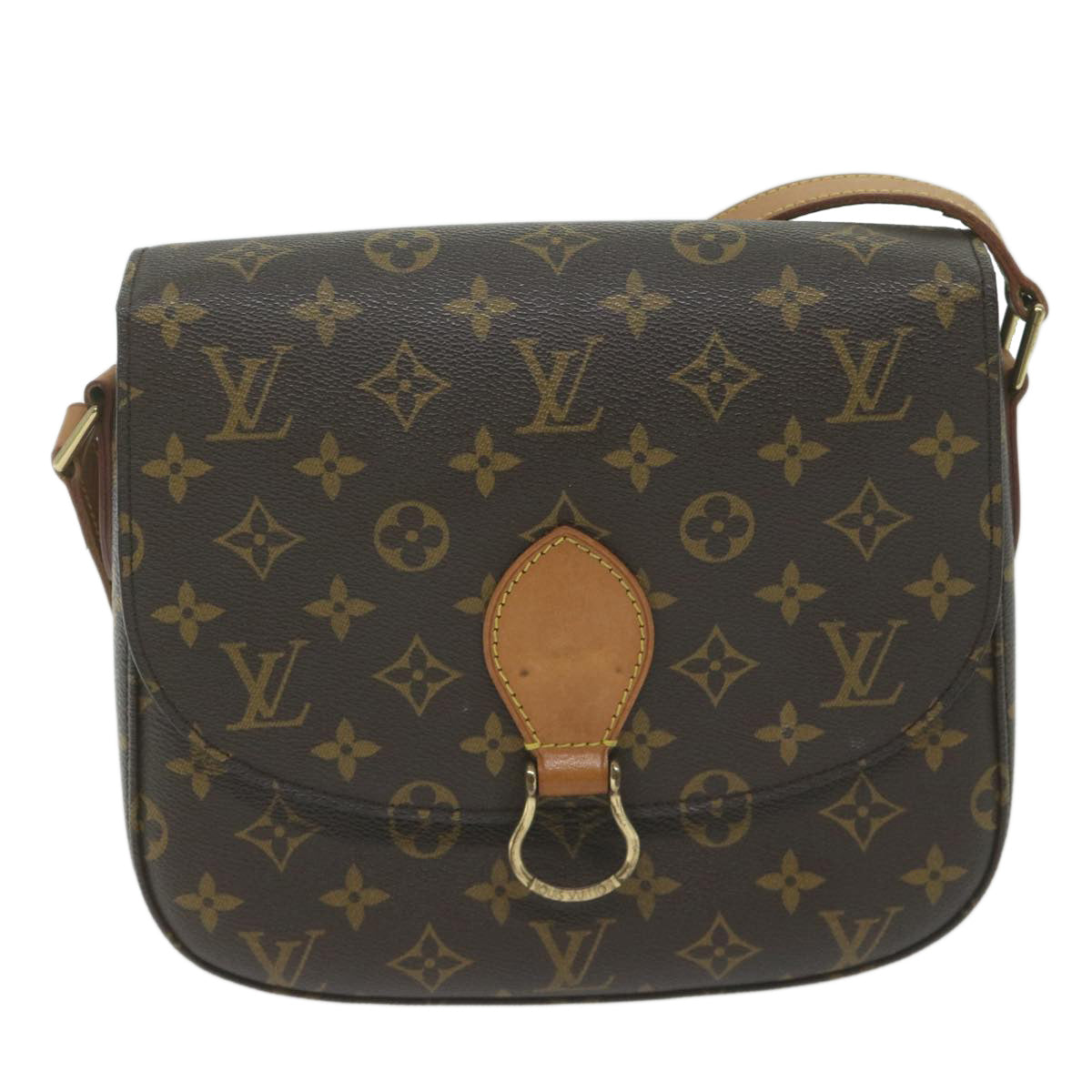 LOUIS VUITTON Monogram Saint Cloud GM Shoulder Bag M51242 LV Auth yk10255