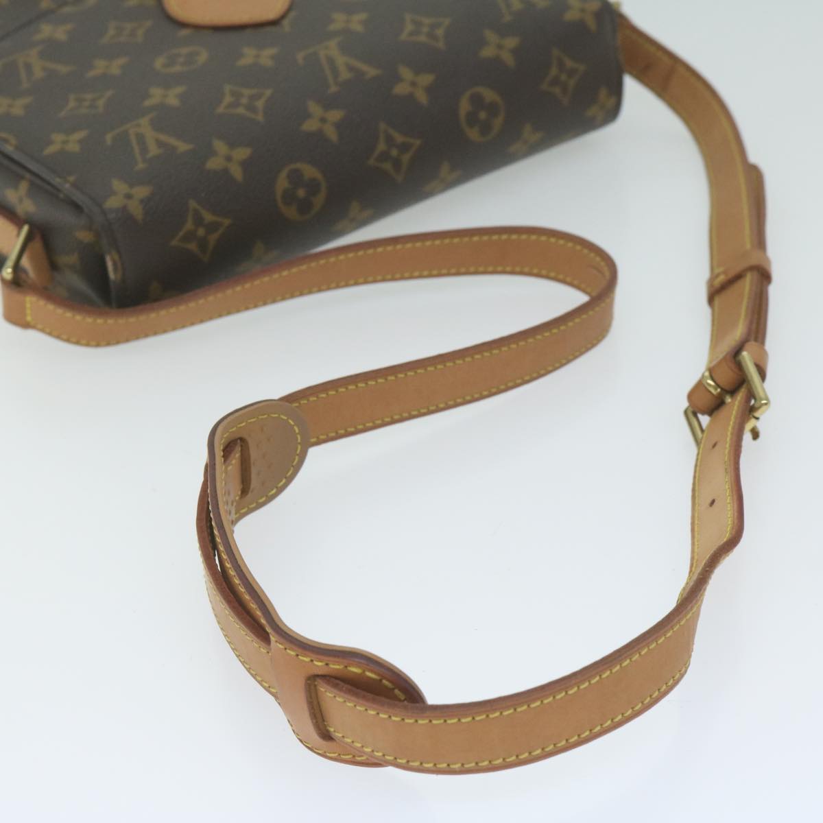 LOUIS VUITTON Monogram Saint Cloud GM Shoulder Bag M51242 LV Auth yk10255