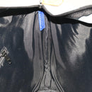 BURBERRY Nova Check Hand Bag Nylon Blue Brown Auth yk10262-17