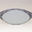 BURBERRY Nova Check Hand Bag Nylon Blue Brown Auth yk10262-5