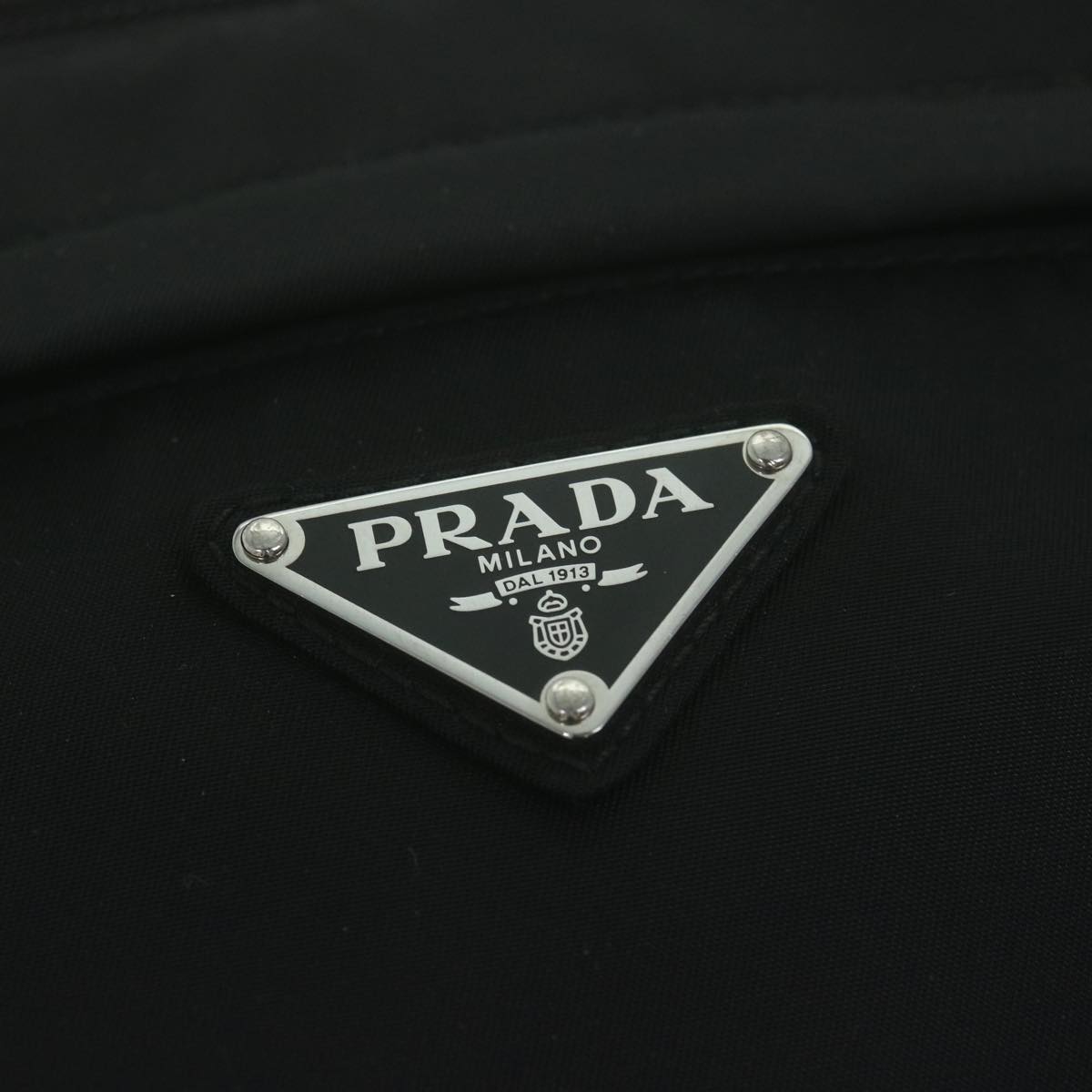 PRADA Body Bag Nylon Black 2VL005 Auth yk10277