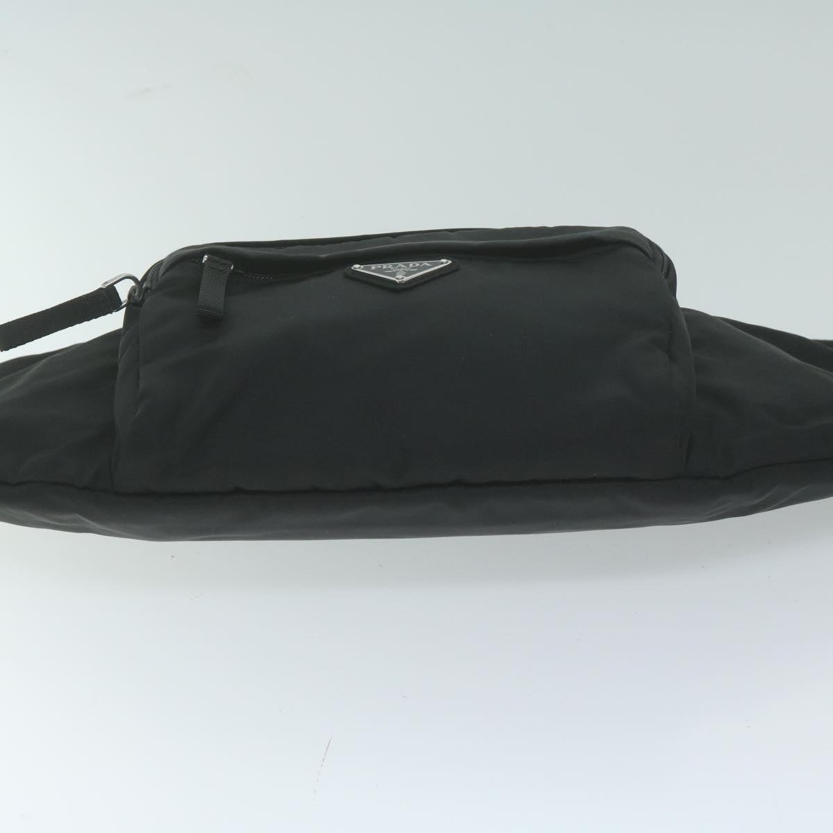 PRADA Body Bag Nylon Black 2VL005 Auth yk10277