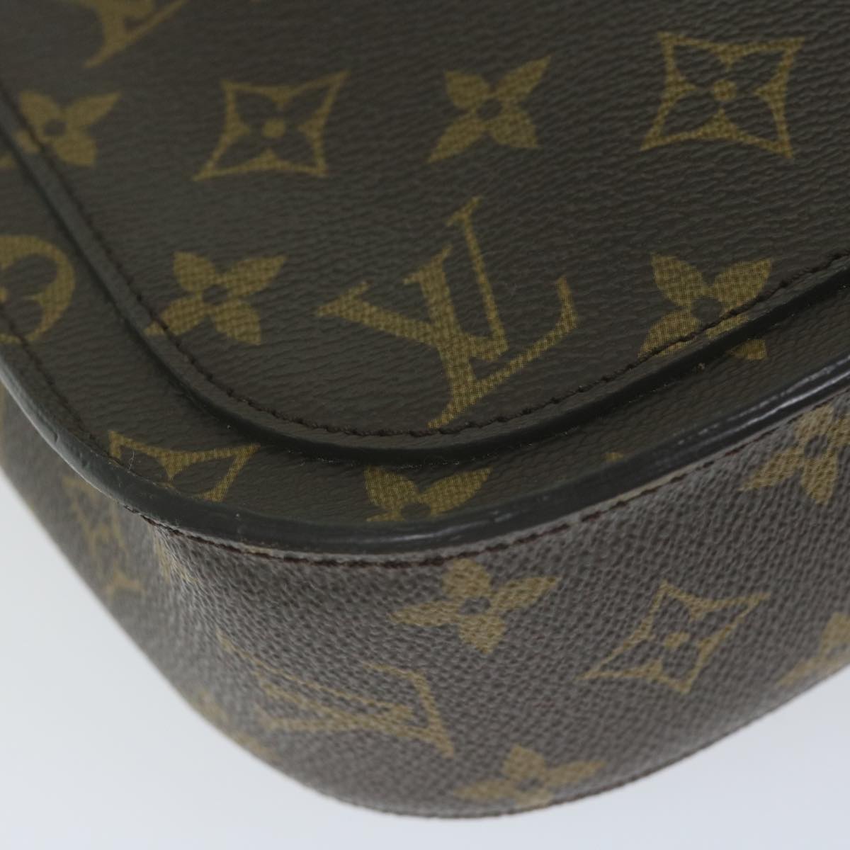 LOUIS VUITTON Monogram Saint Cloud GM Shoulder Bag M51242 LV Auth yk10290