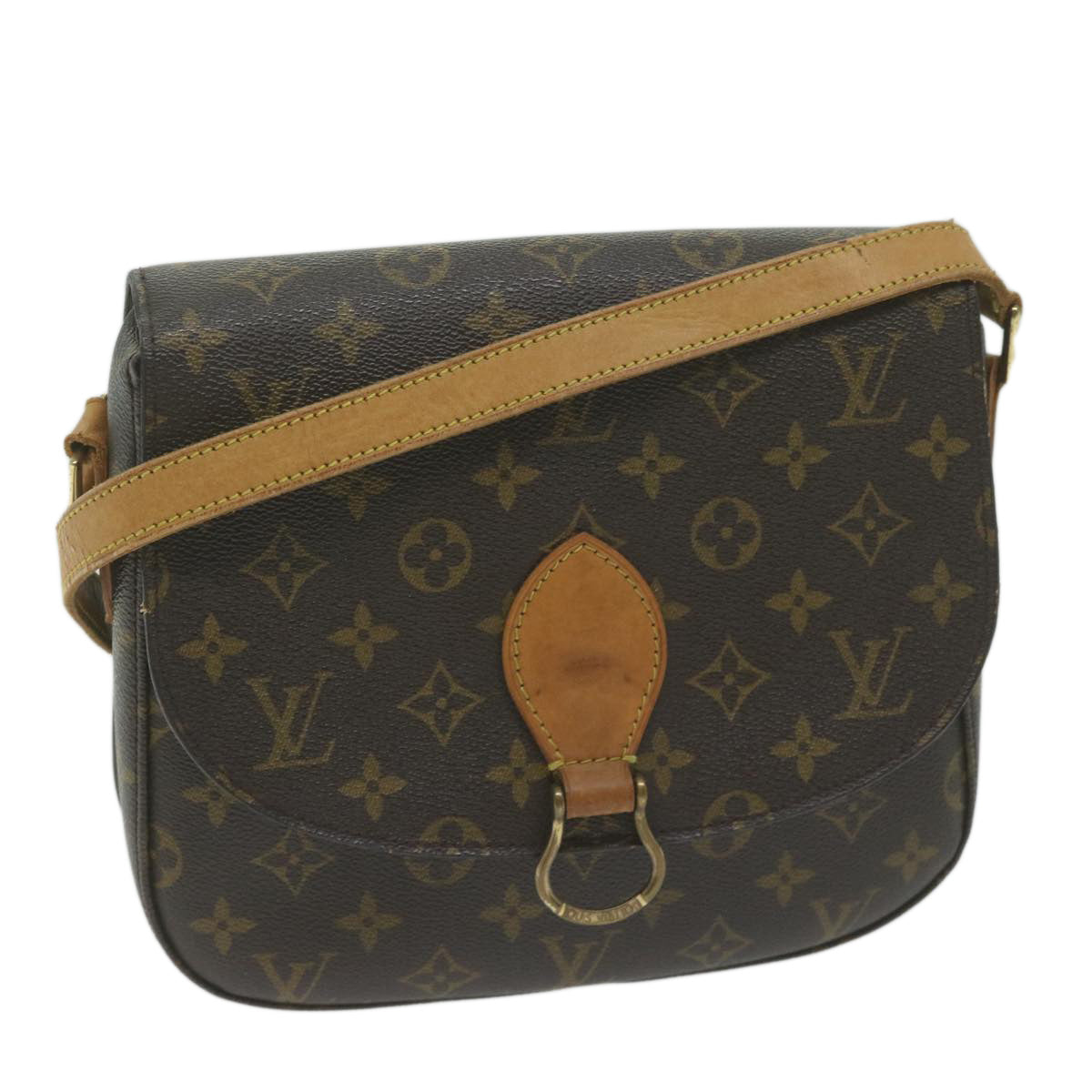 LOUIS VUITTON Monogram Saint Cloud GM Shoulder Bag M51242 LV Auth yk10294