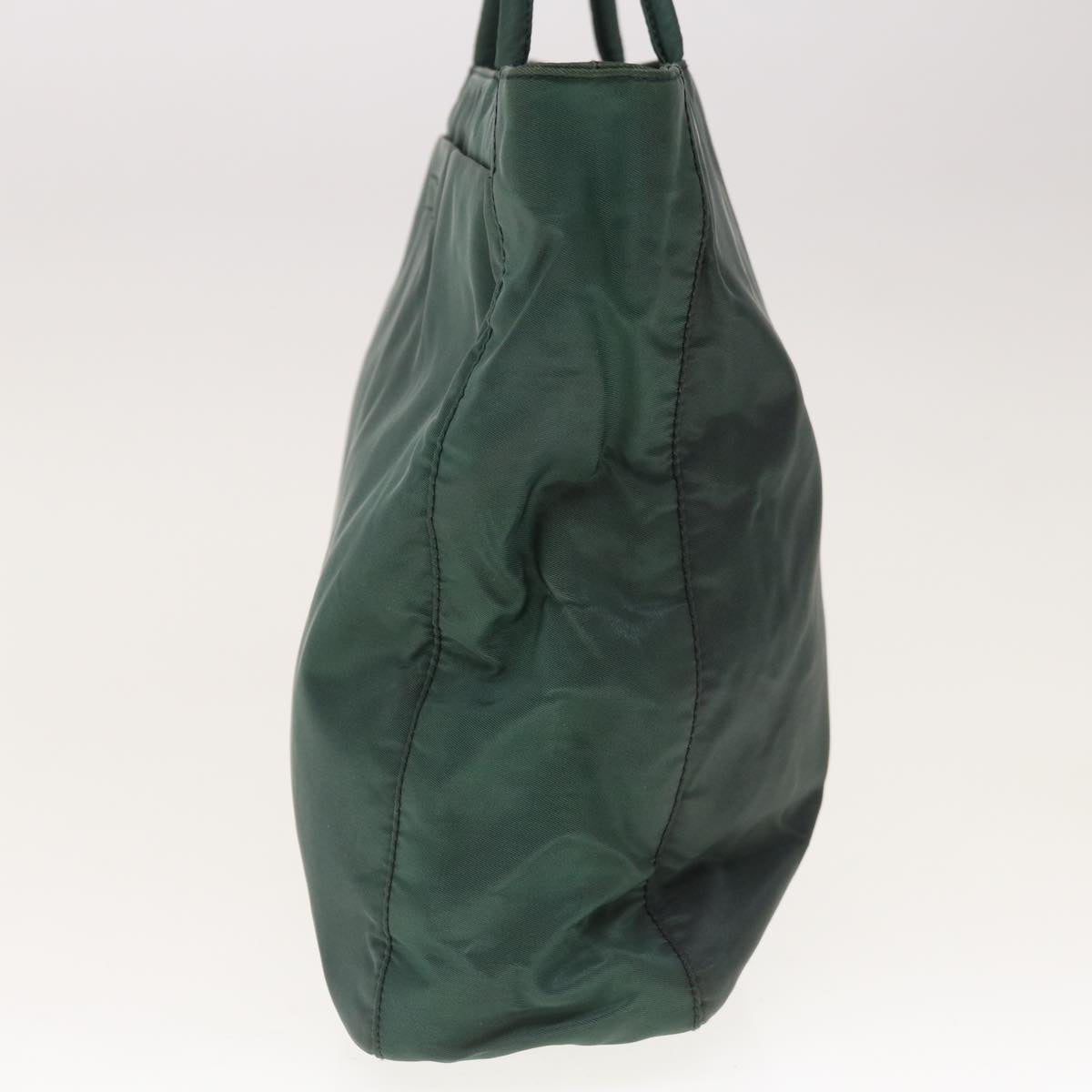 PRADA Hand Bag Nylon Green Auth yk10331