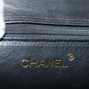 CHANEL Matelasse Chain Shoulder Bag Lamb Skin Black CC Auth yk10363-17