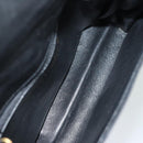 CHANEL Matelasse Chain Shoulder Bag Lamb Skin Black CC Auth yk10363-18