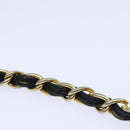 CHANEL Matelasse Chain Shoulder Bag Lamb Skin Black CC Auth yk10363-8
