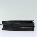CHANEL Matelasse Chain Shoulder Bag Lamb Skin Black CC Auth yk10363-5