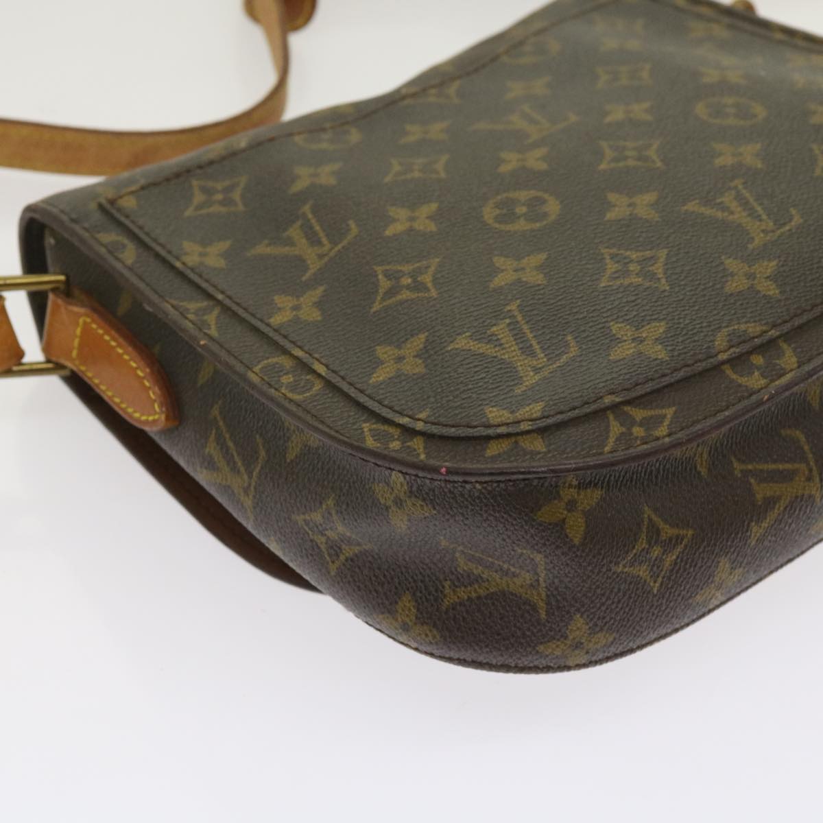 LOUIS VUITTON Monogram Saint Cloud GM Shoulder Bag M51242 LV Auth yk10367