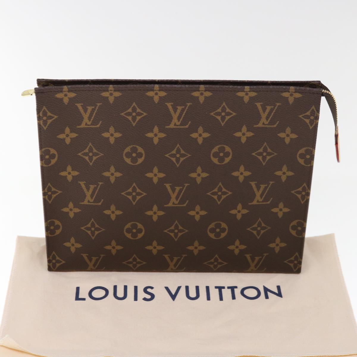 LOUIS VUITTON Monogram Poche Toilette 26 Pouch M47542 LV Auth yk10370S