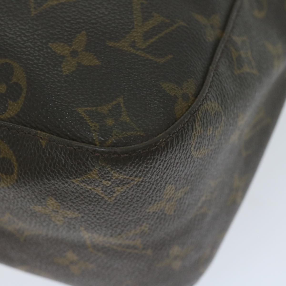 LOUIS VUITTON Monogram Looping GM Shoulder Bag M51145 LV Auth yk10373