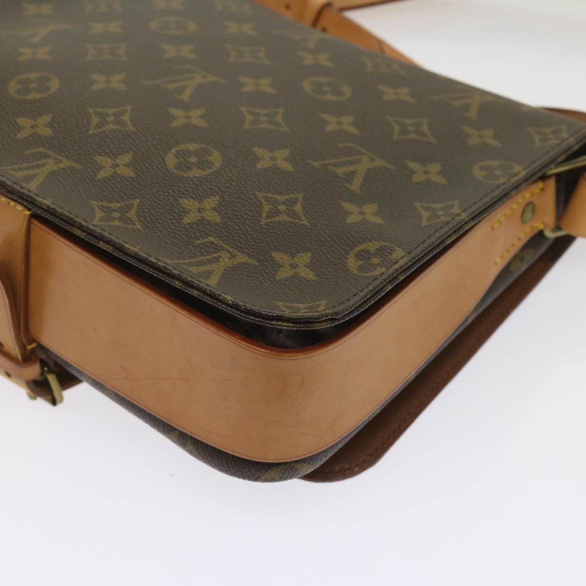 LOUIS VUITTON Monogram Cartouchiere GM Shoulder Bag M51252 LV Auth yk10380