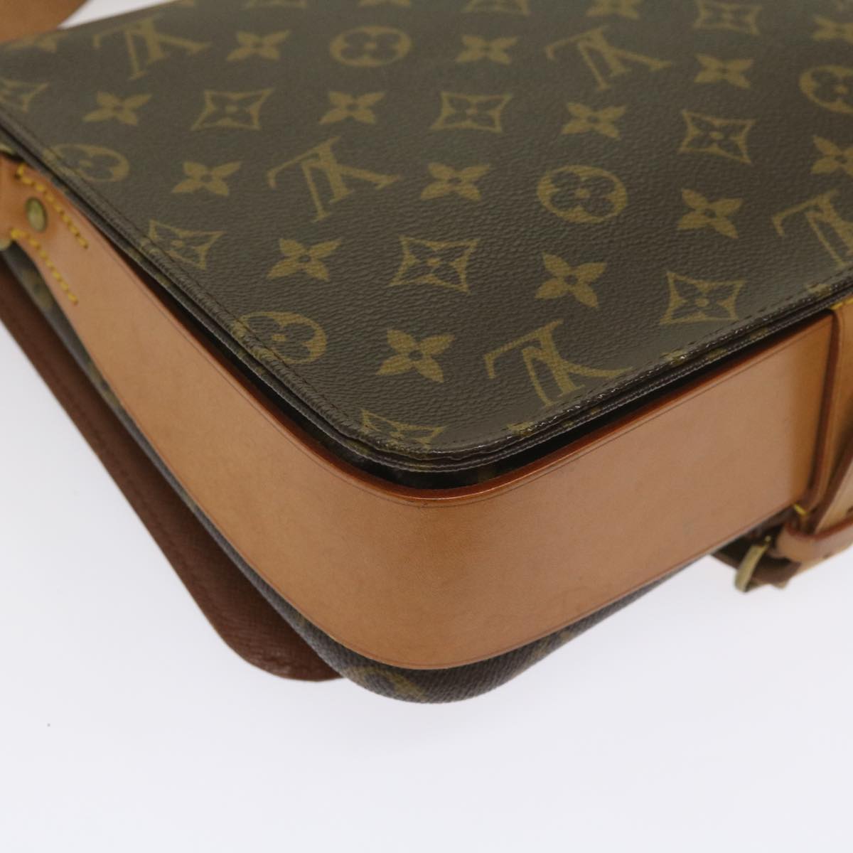 LOUIS VUITTON Monogram Cartouchiere GM Shoulder Bag M51252 LV Auth yk10380