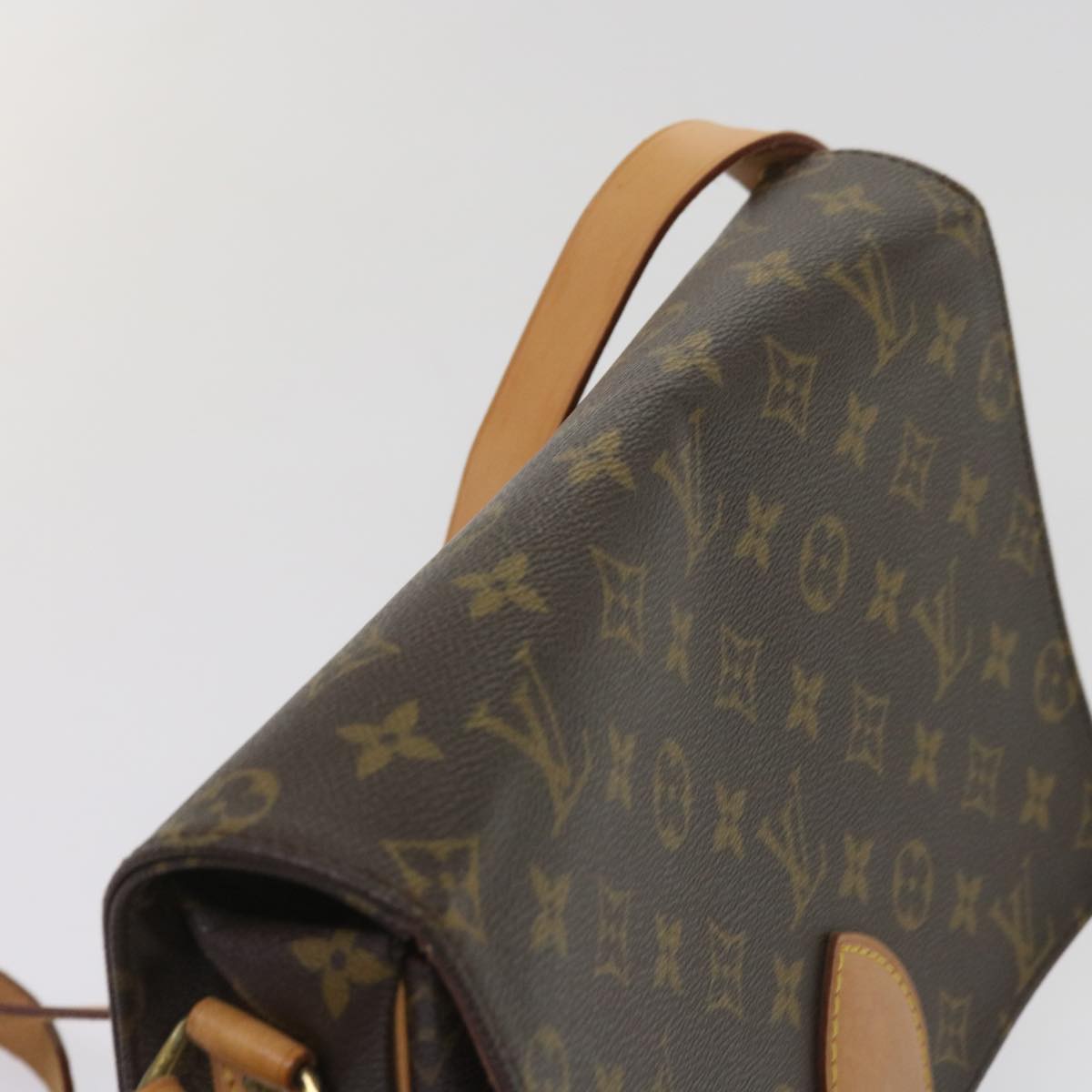 LOUIS VUITTON Monogram Cartouchiere GM Shoulder Bag M51252 LV Auth yk10380