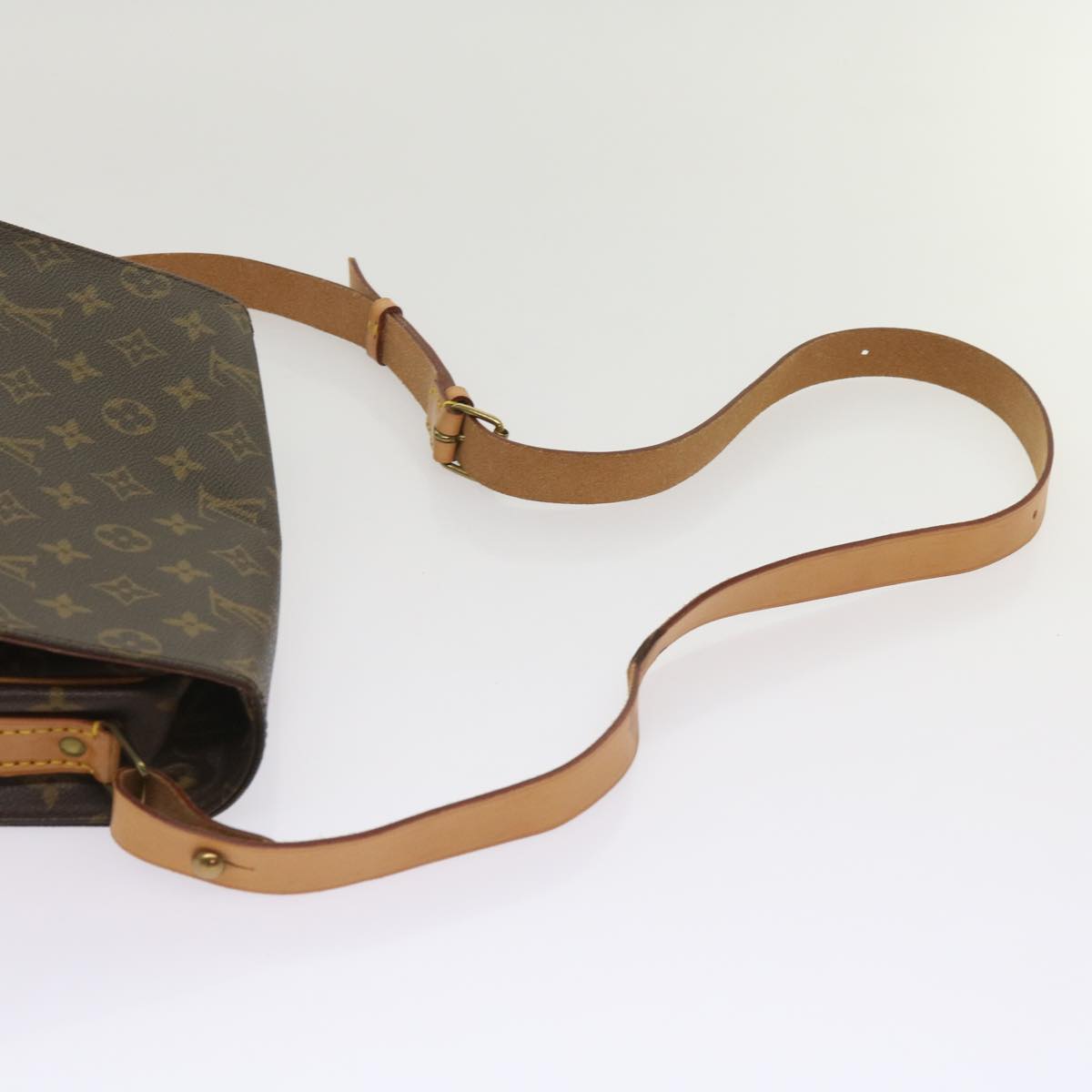 LOUIS VUITTON Monogram Cartouchiere GM Shoulder Bag M51252 LV Auth yk10380