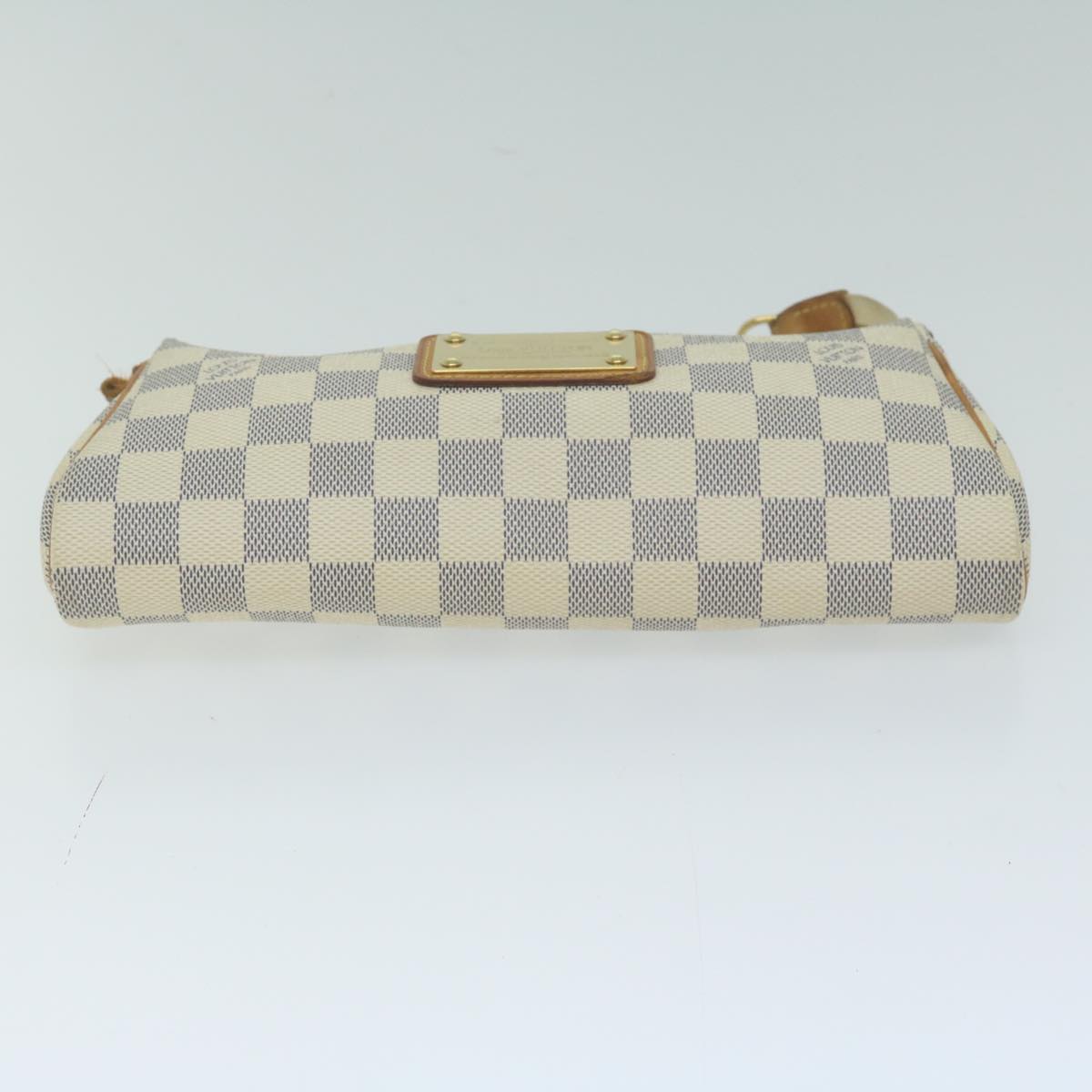 LOUIS VUITTON Damier Azur Eva Shoulder Bag 2way N55214 LV Auth yk10390