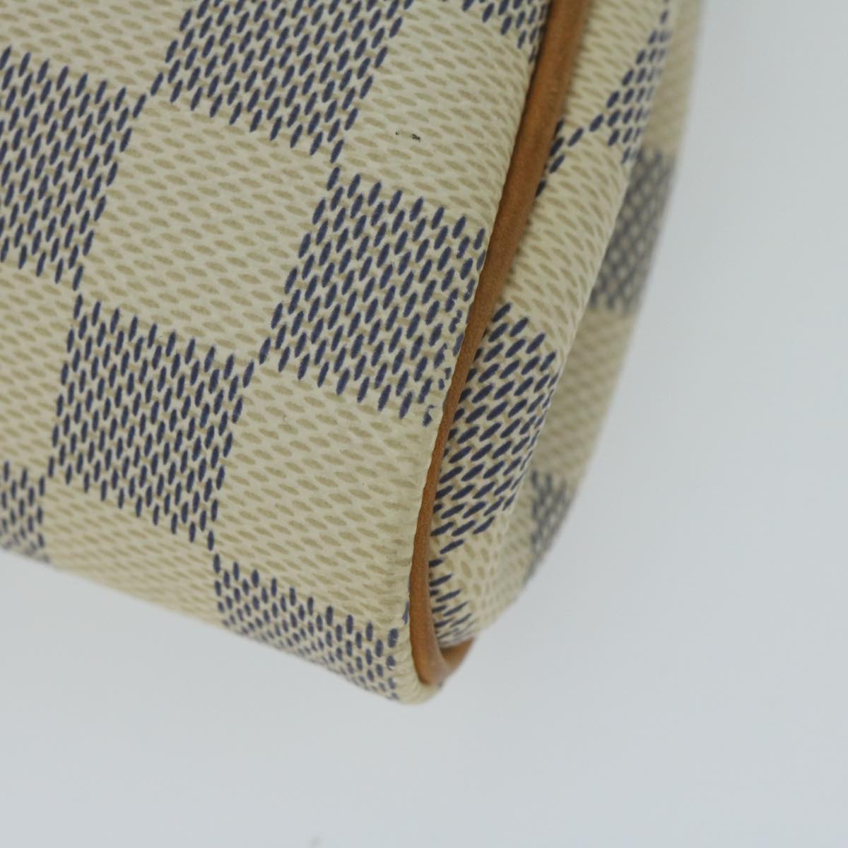 LOUIS VUITTON Damier Azur Eva Shoulder Bag 2way N55214 LV Auth yk10390