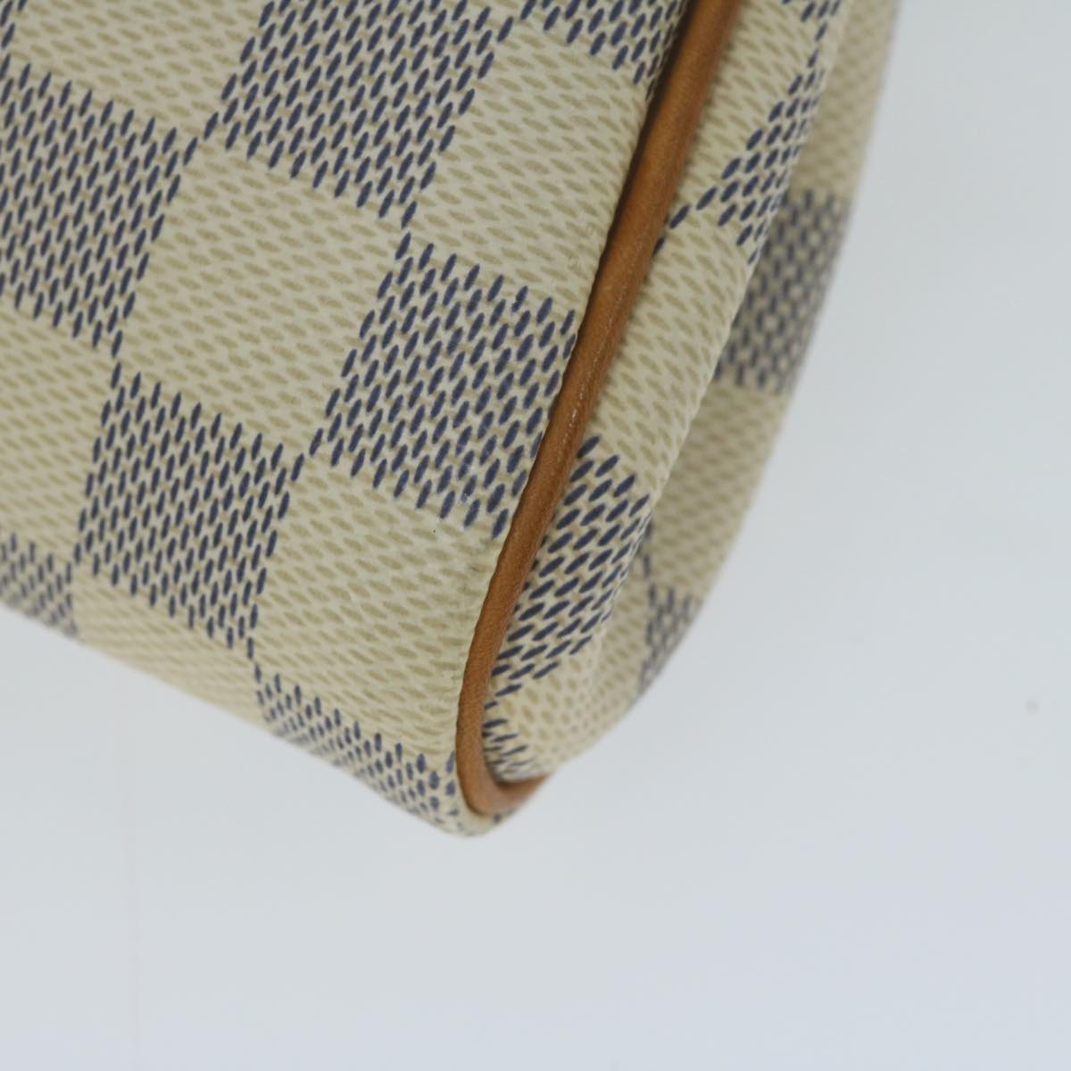 LOUIS VUITTON Damier Azur Eva Shoulder Bag 2way N55214 LV Auth yk10390