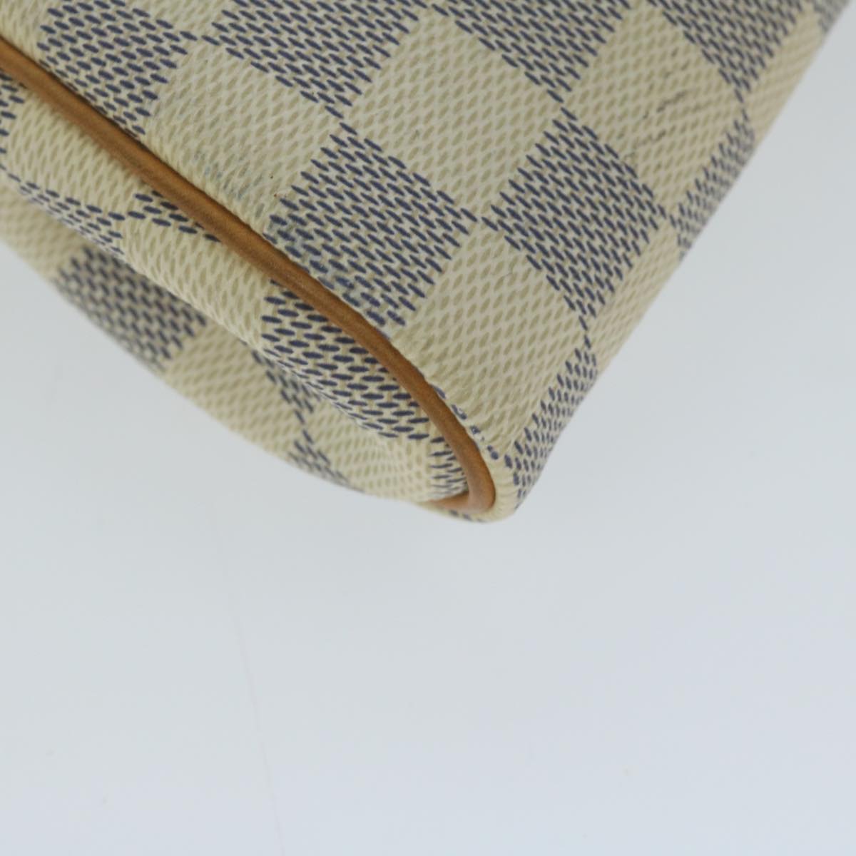 LOUIS VUITTON Damier Azur Eva Shoulder Bag 2way N55214 LV Auth yk10390