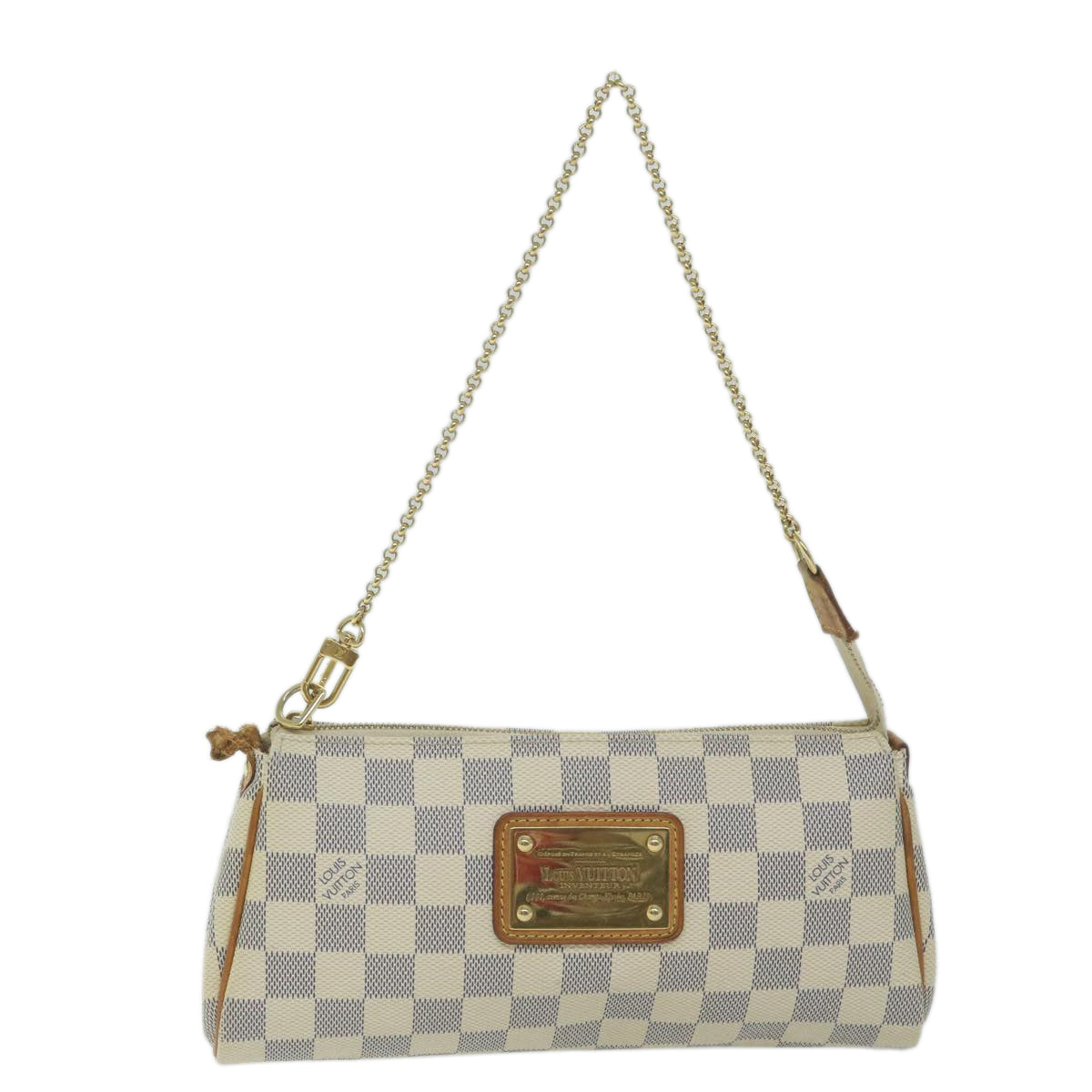 LOUIS VUITTON Damier Azur Eva Shoulder Bag 2way N55214 LV Auth yk10390