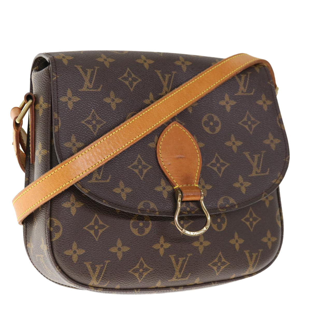 LOUIS VUITTON Monogram Saint Cloud GM Shoulder Bag M51242 LV Auth yk10427