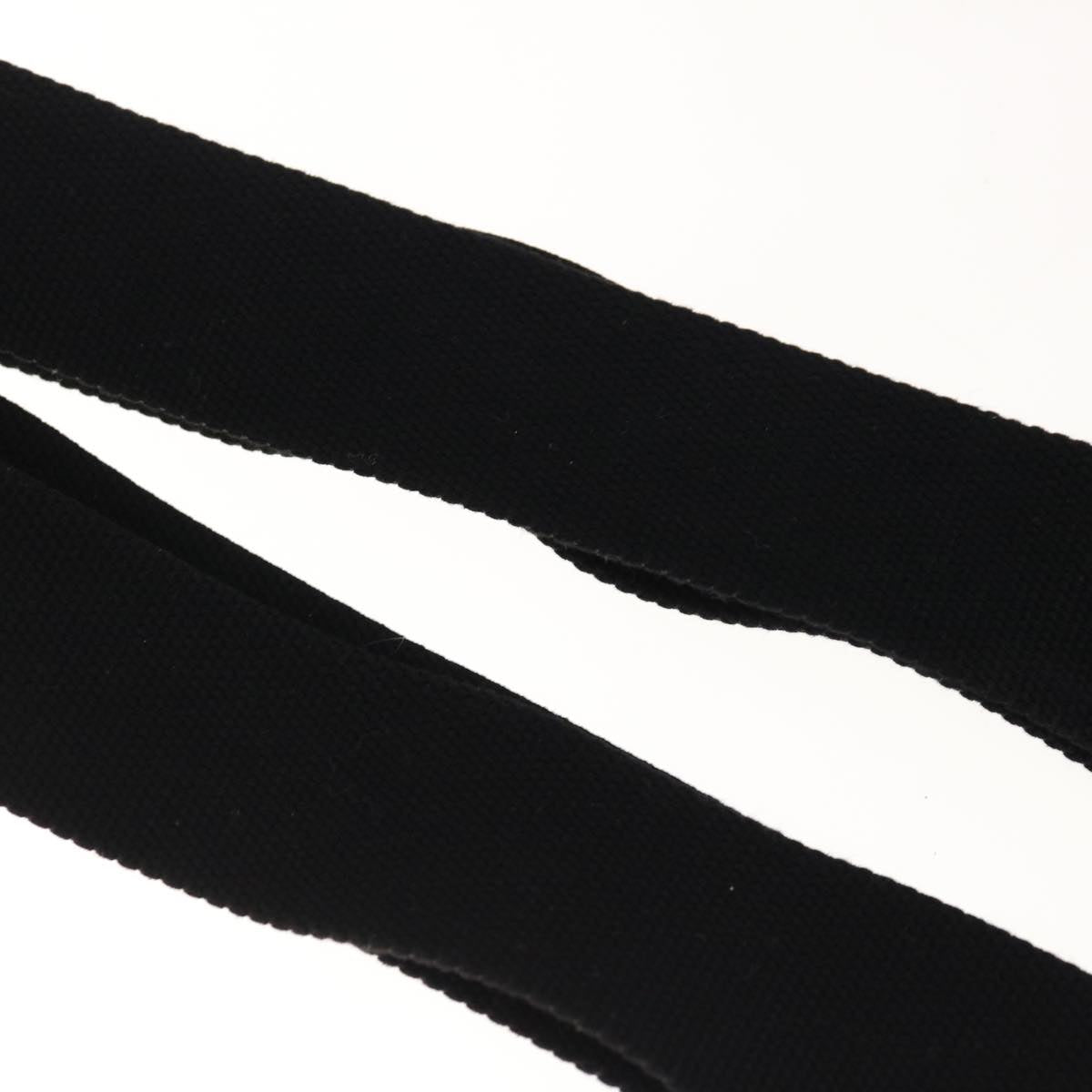 LOUIS VUITTON Adjustable Shoulder Strap Canvas 25.2""-44.9"" Black Auth yk10431