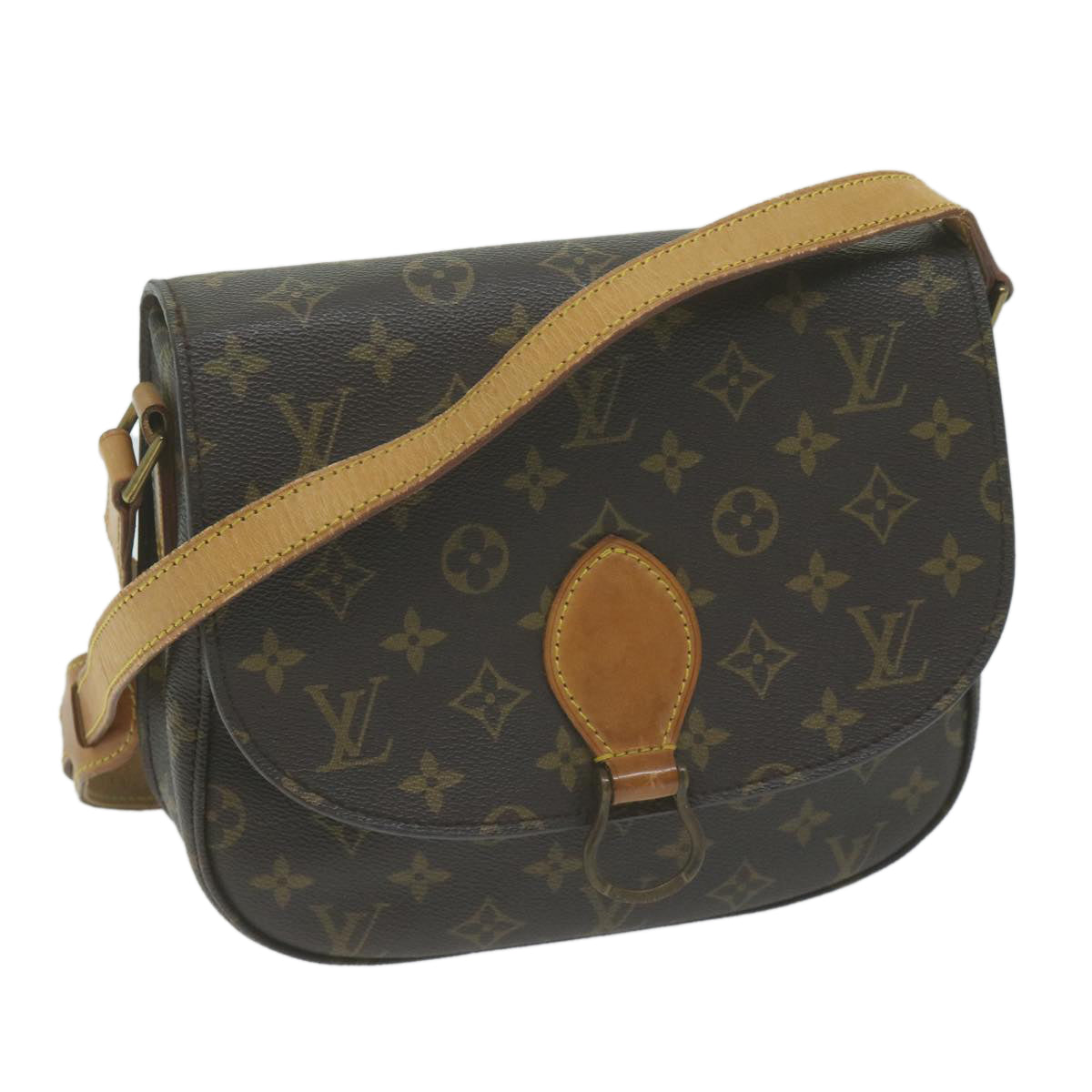 LOUIS VUITTON Monogram Saint Cloud GM Shoulder Bag M51242 LV Auth yk10444