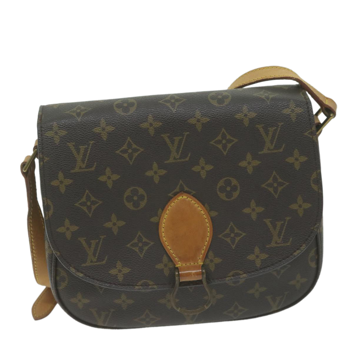 LOUIS VUITTON Monogram Saint Cloud GM Shoulder Bag M51242 LV Auth yk10444