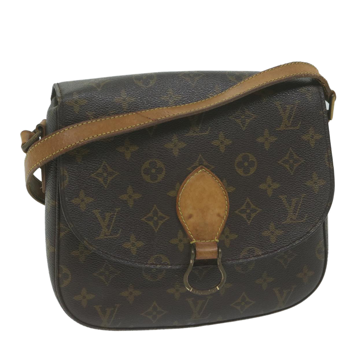 LOUIS VUITTON Monogram Saint Cloud GM Shoulder Bag M51242 LV Auth yk10445