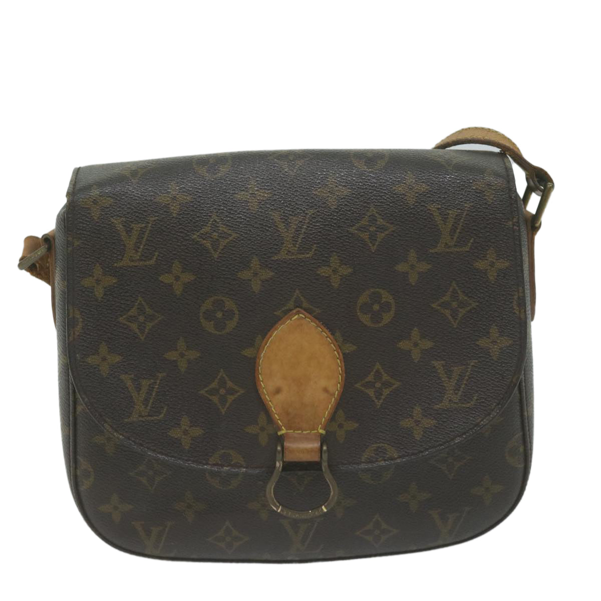 LOUIS VUITTON Monogram Saint Cloud GM Shoulder Bag M51242 LV Auth yk10445