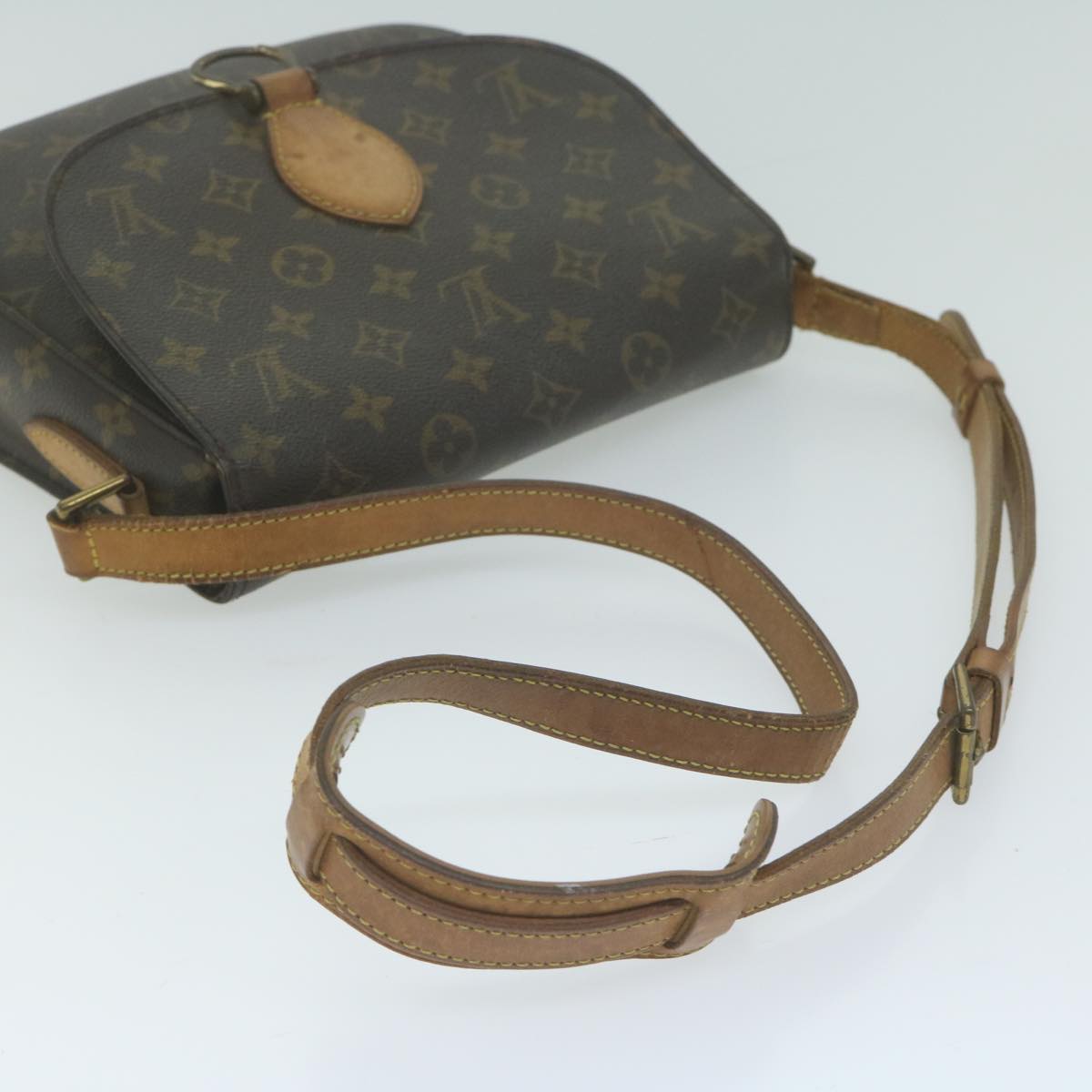 LOUIS VUITTON Monogram Saint Cloud GM Shoulder Bag M51242 LV Auth yk10445