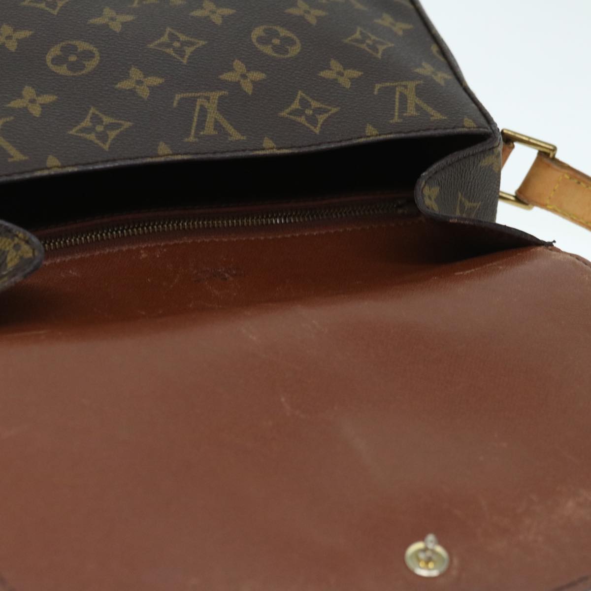 LOUIS VUITTON Monogram Saint Cloud GM Shoulder Bag M51242 LV Auth yk10450