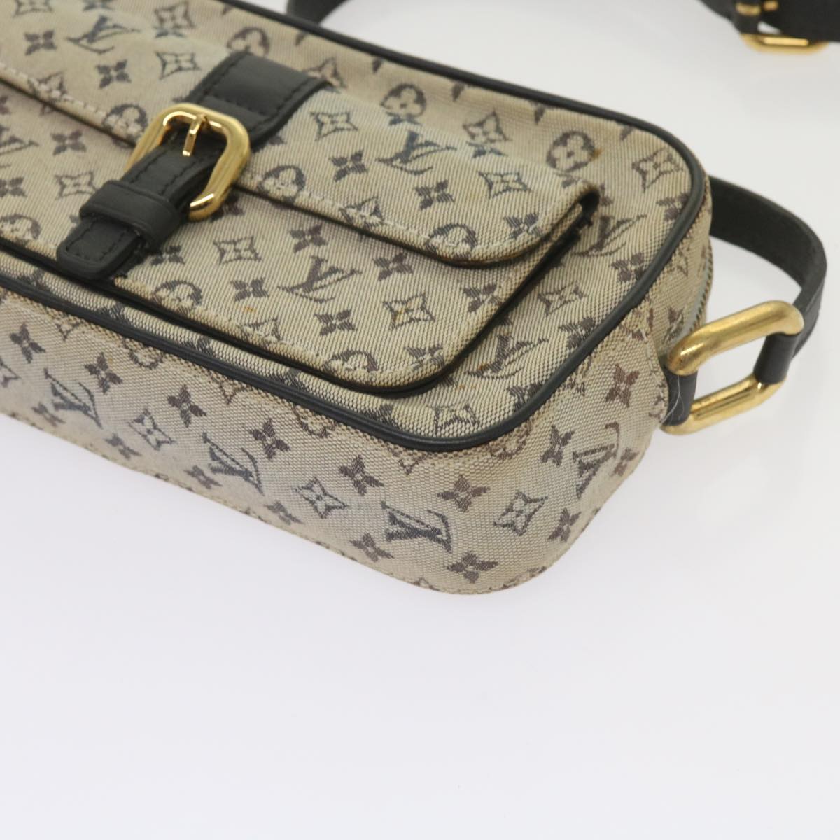 LOUIS VUITTON Monogram Mini Juliet MM Shoulder Bag Navy M92217 LV Auth yk10479