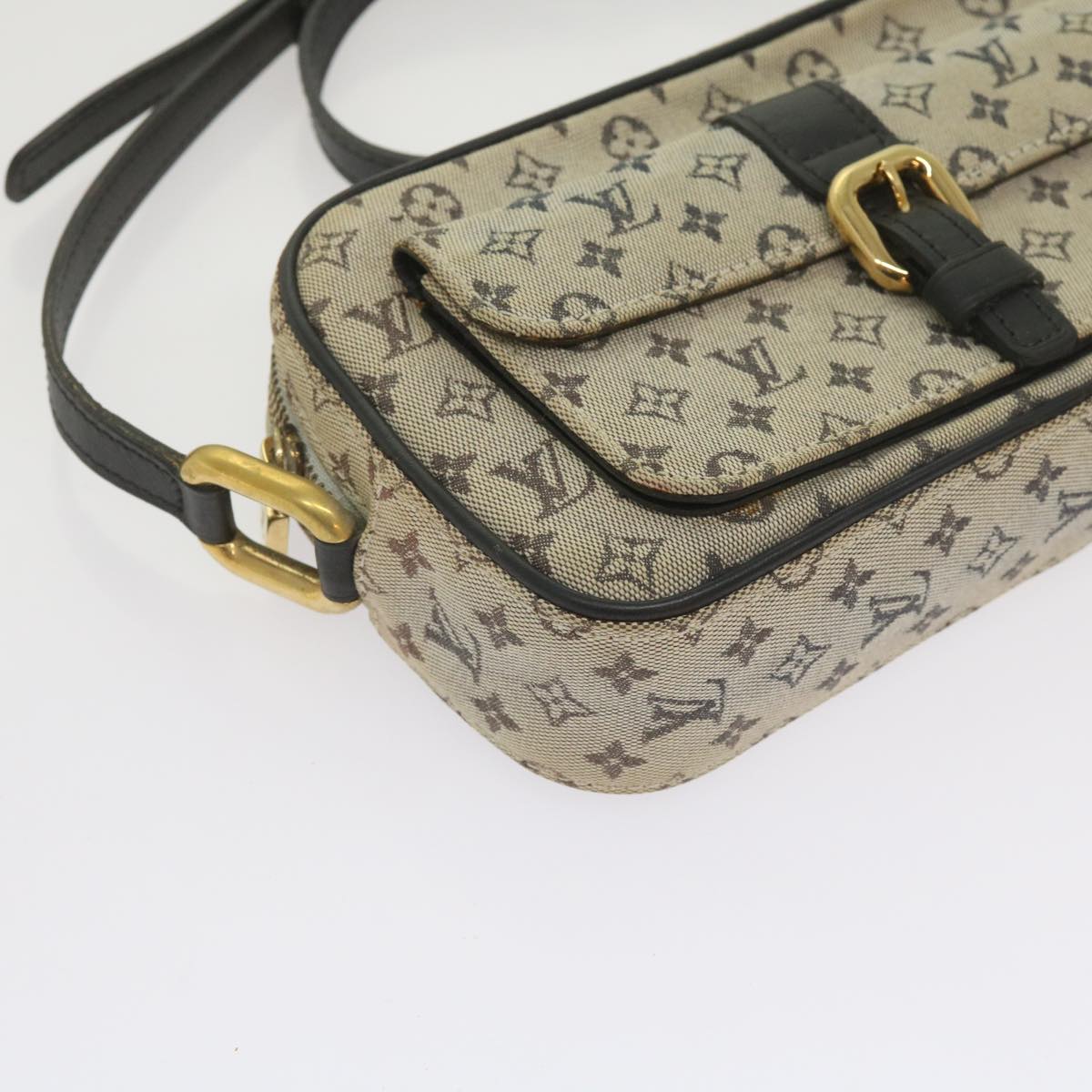 LOUIS VUITTON Monogram Mini Juliet MM Shoulder Bag Navy M92217 LV Auth yk10479