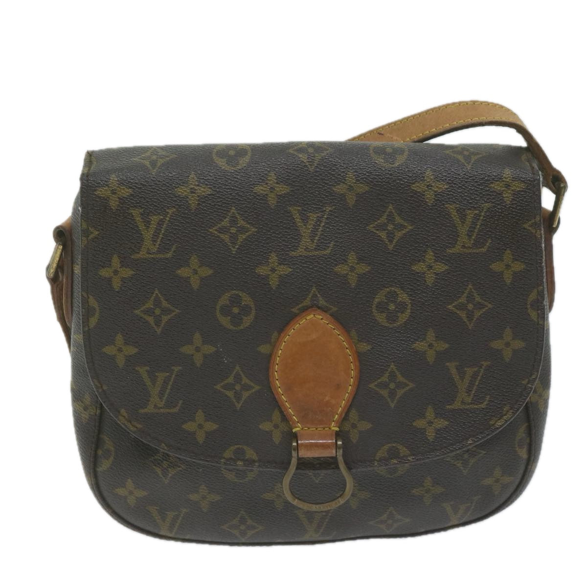 LOUIS VUITTON Monogram Saint Cloud GM Shoulder Bag M51242 LV Auth yk10482