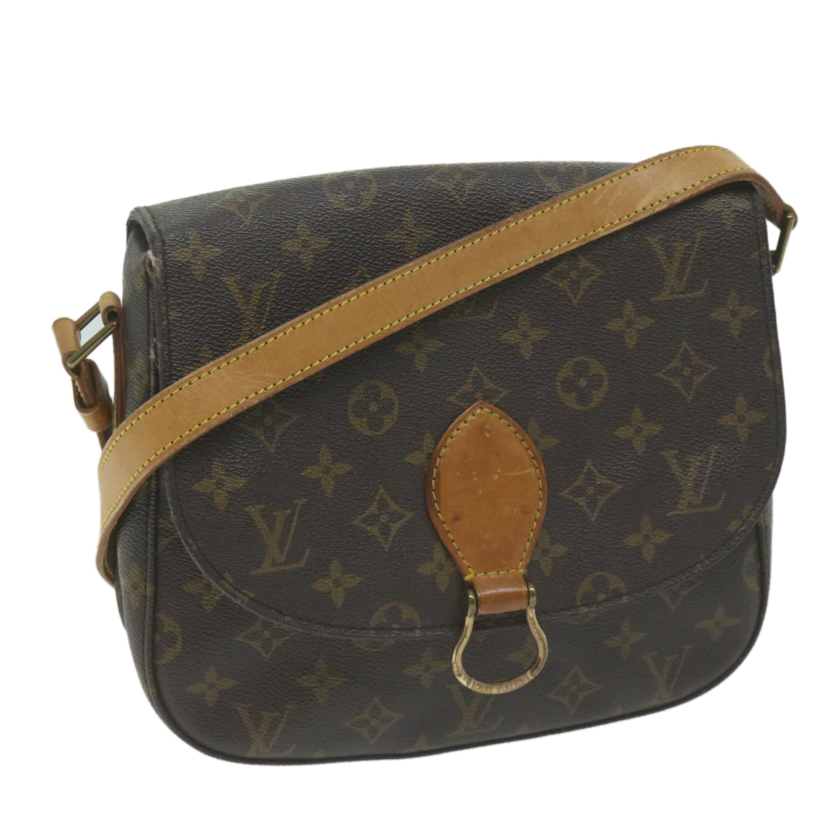 LOUIS VUITTON Monogram Saint Cloud GM Shoulder Bag M51242 LV Auth yk10483