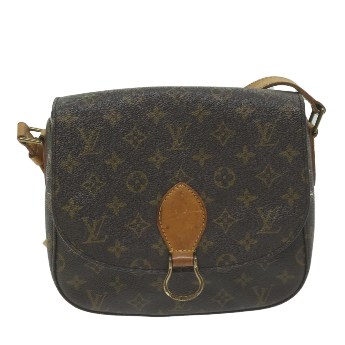 LOUIS VUITTON Monogram Saint Cloud GM Shoulder Bag M51242 LV Auth yk10483