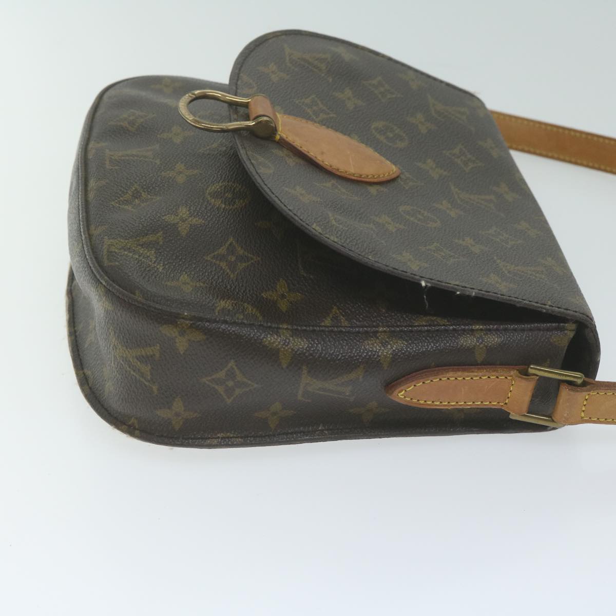 LOUIS VUITTON Monogram Saint Cloud GM Shoulder Bag M51242 LV Auth yk10483