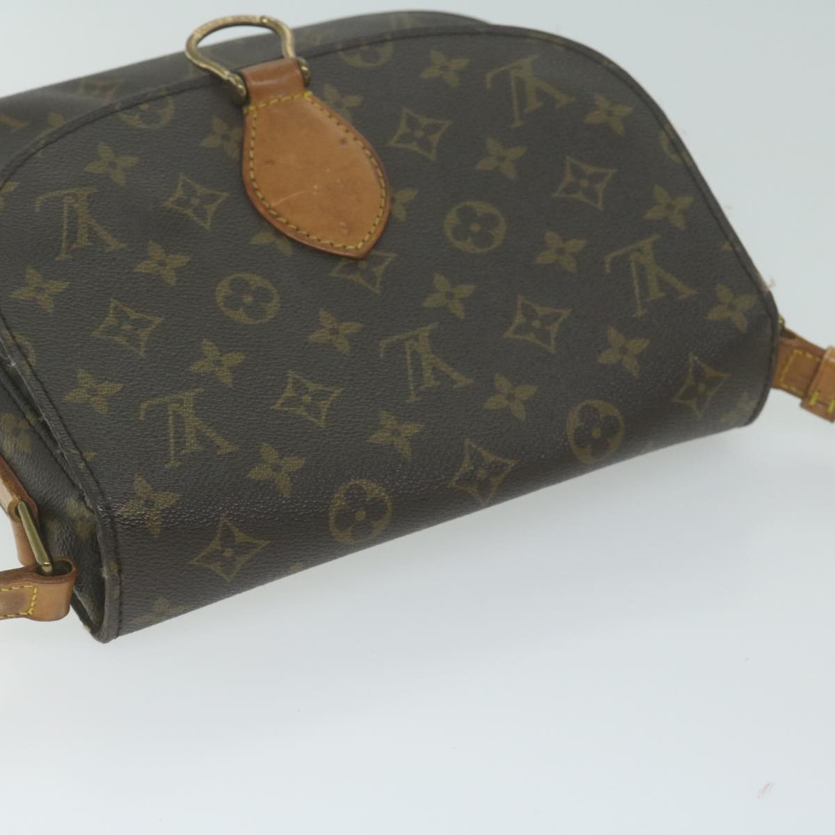 LOUIS VUITTON Monogram Saint Cloud GM Shoulder Bag M51242 LV Auth yk10483