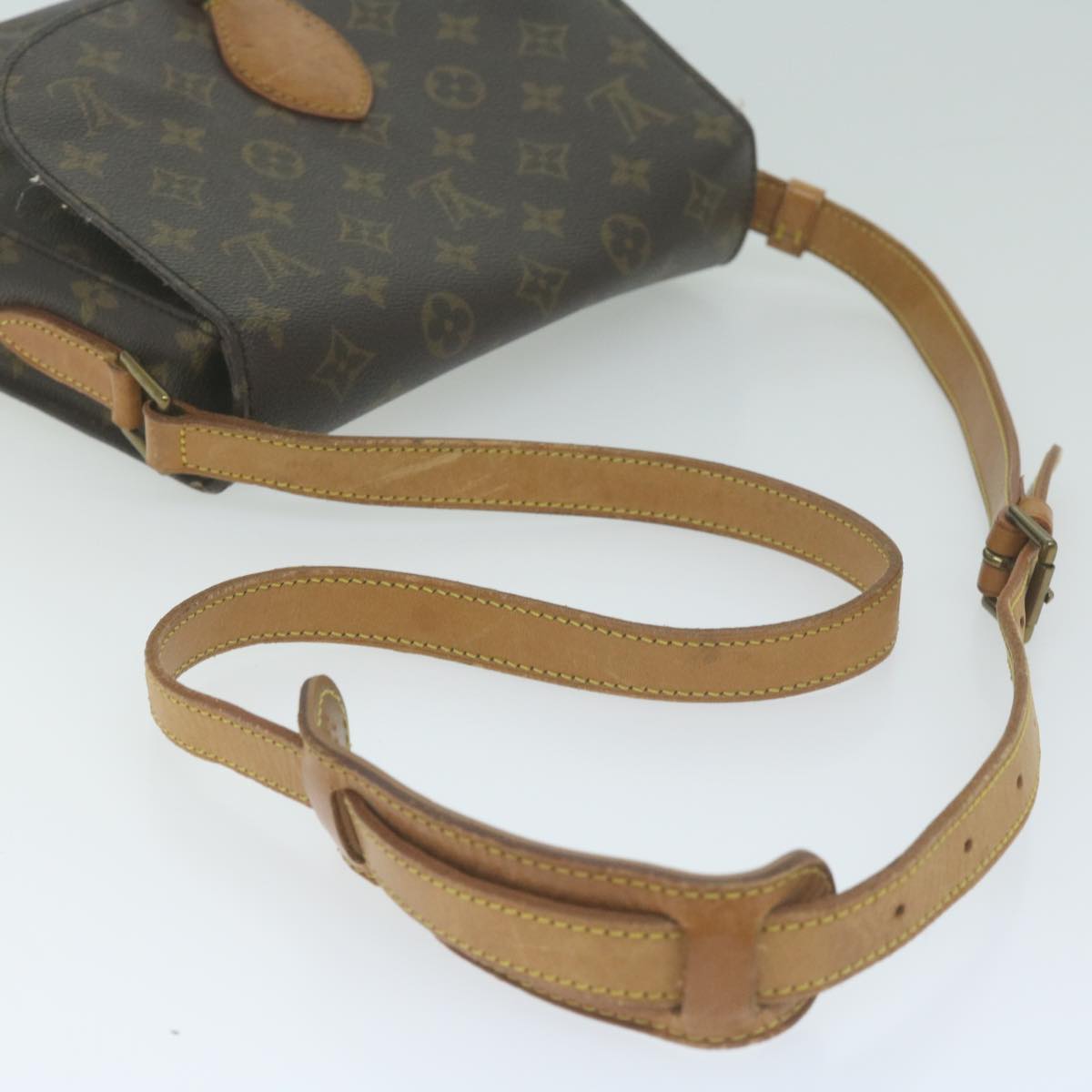 LOUIS VUITTON Monogram Saint Cloud GM Shoulder Bag M51242 LV Auth yk10483