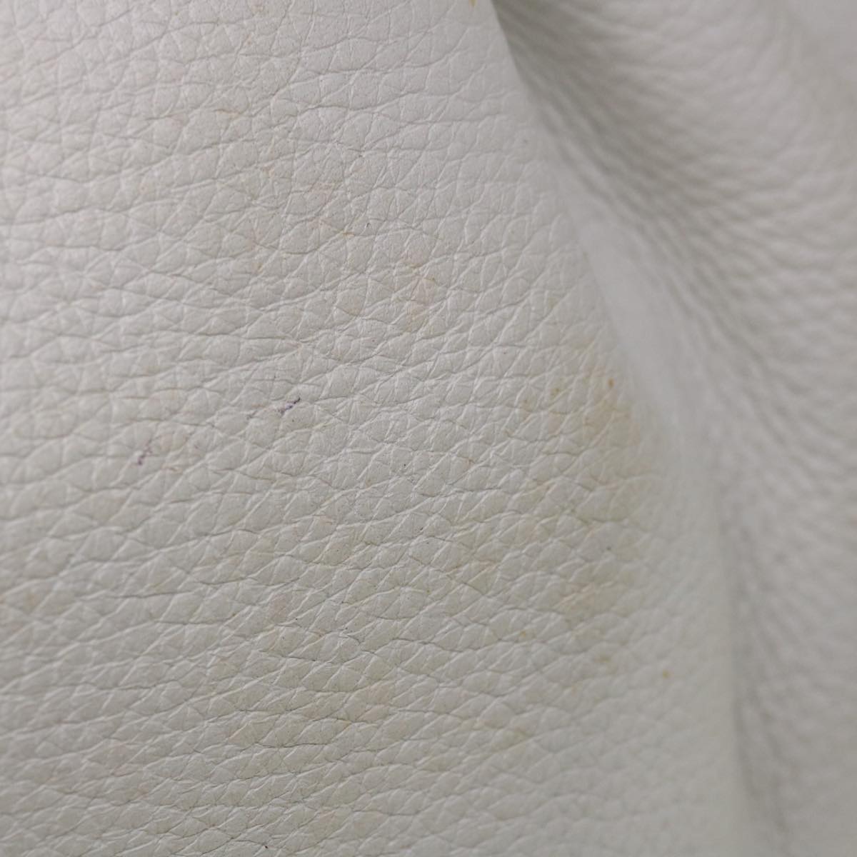 BOTTEGAVENETA INTRECCIATO Hand Bag Leather White Auth yk10499