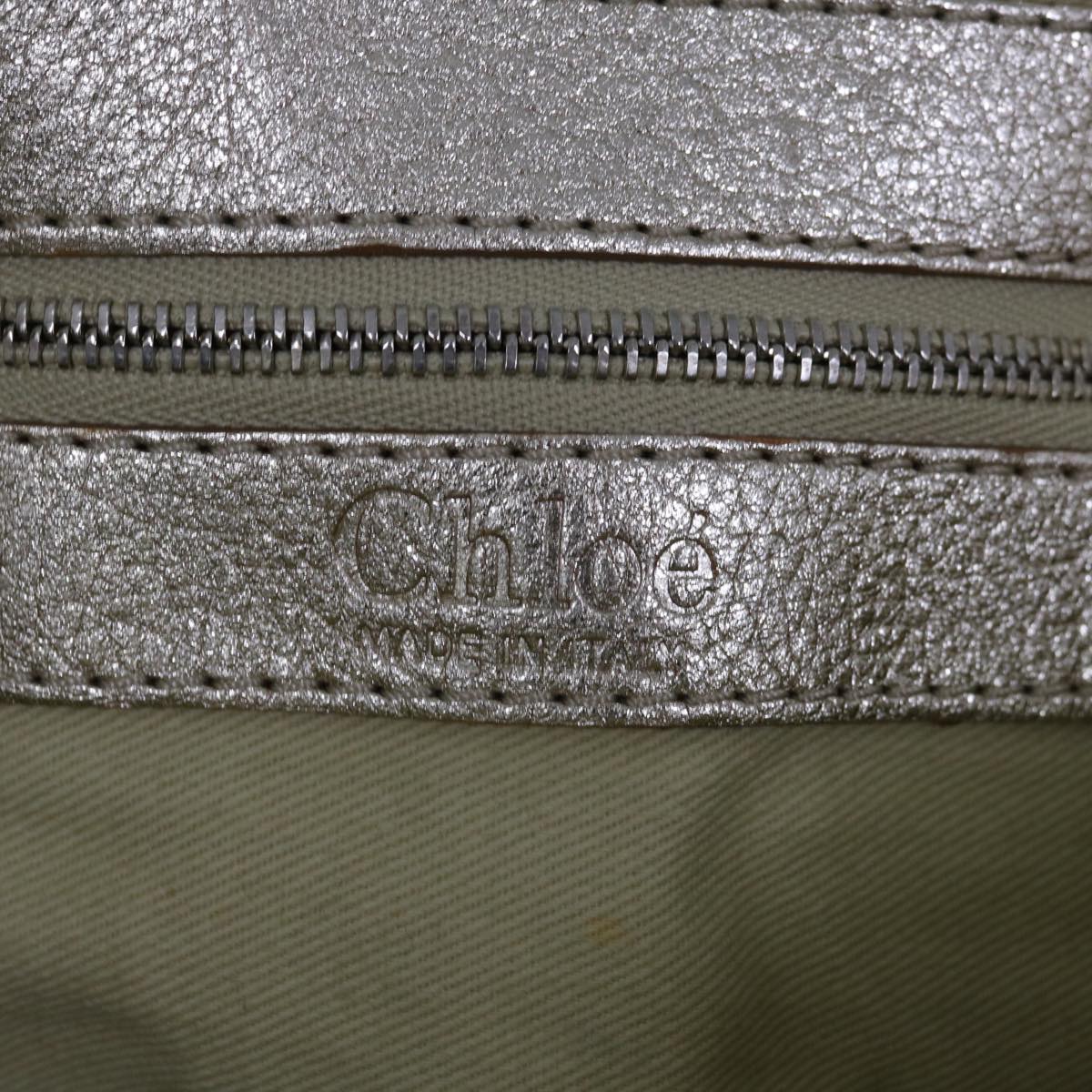 Chloe Paddington Hand Bag Leather Gold Tone 01 06 53 Auth yk10507