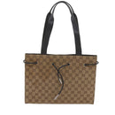 GUCCI GG Canvas Tote Bag Beige 0021053 Auth yk10540-13