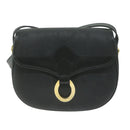 Christian Dior Trotter Canvas Shoulder Bag Black Auth yk10545-13