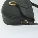 Christian Dior Trotter Canvas Shoulder Bag Black Auth yk10545-3