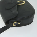Christian Dior Trotter Canvas Shoulder Bag Black Auth yk10545-4